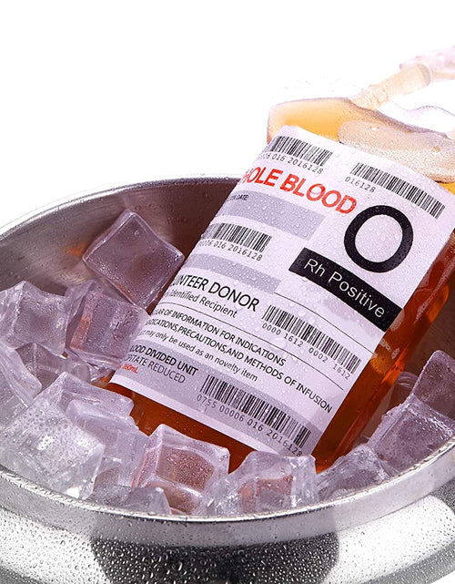Load image into Gallery viewer, Blood Bags for Drinks, 10 IV Bags for Halloween Party Decoration, Reusable Drink Pouch for Live Blood of Theme Parties, Masquerade,Vampire,Zombie,Nurse Graduation Party Props
