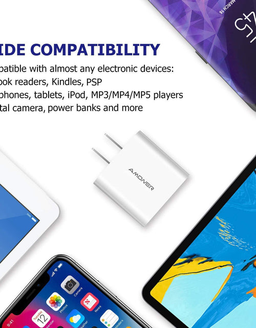 Load image into Gallery viewer, USB Wall Charger,  2Pack 15W 3-Port USB Plug Cube USB Cube Power Adapter for Iphone 14/13/12/11/Pro/Promax/Xs/Xr/X/8, Galaxy S22 S21 and More and More
