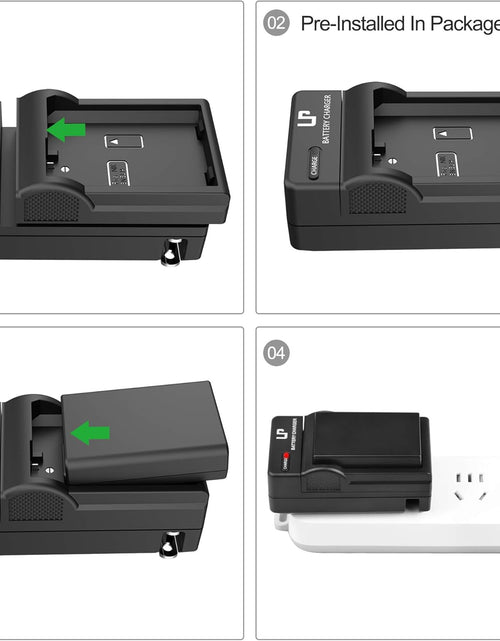 Load image into Gallery viewer, EN-EL14 EN El14A Battery Charger Pack,  Charger Compatible with Nikon D3500, D5600, D3300, D5100, D5500, D3100, D3200, D5200, D5300, D3400, DF, Cooix P7000, P7100, P7700, P7800 Cameras &amp; More
