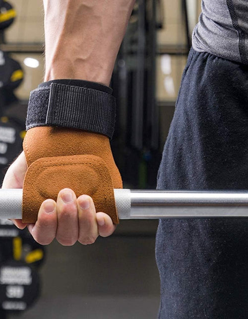Load image into Gallery viewer, Wrist Straps for Weightlifting for Maximum Grip Support - Lifting Deadlift Strap &amp; Weight Lifting Grips Gloves for Working Out Pull up Deadlifting &amp; Shrugs
